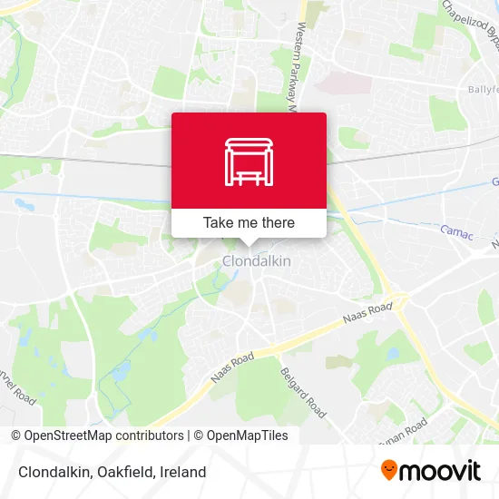 Clondalkin, Oakfield map