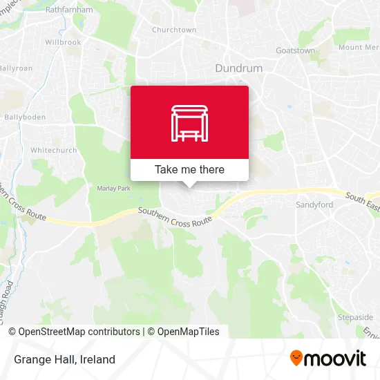 Grange Hall map