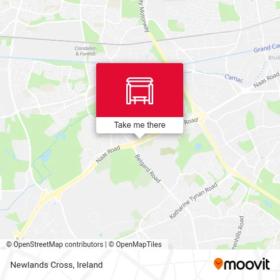 Newlands Cross map