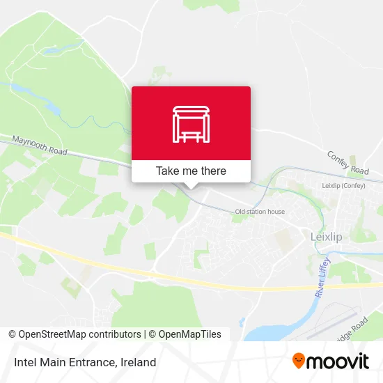 Intel Main Entrance map