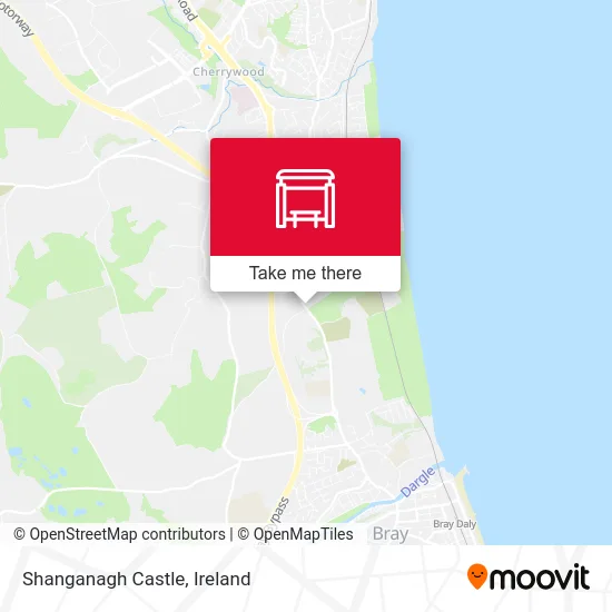 Shanganagh Castle map