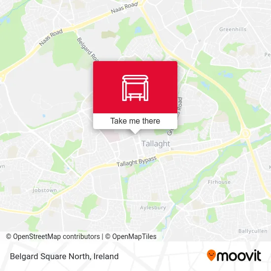 Belgard Square North map