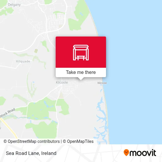 Sea Road Lane map