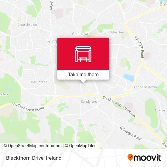 Blackthorn Drive map