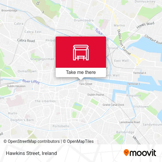 Hawkins Street map