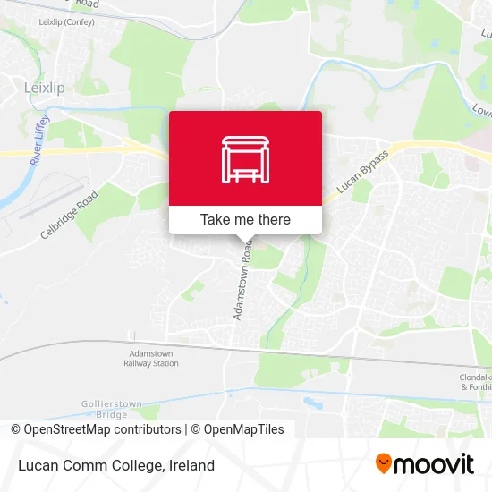 Lucan Comm College map