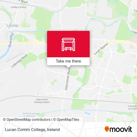 Lucan Comm College map