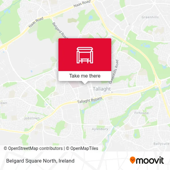 Belgard Square North map