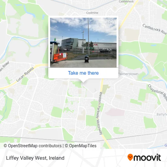 Liffey Valley West map
