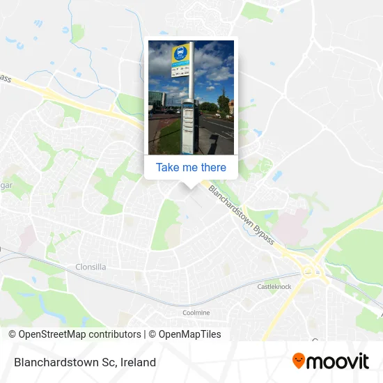 Blanchardstown Sc map