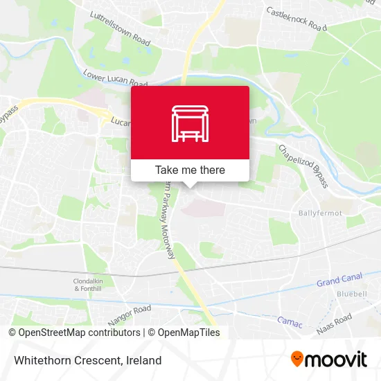 Whitethorn Crescent map