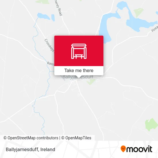 Ballyjamesduff map