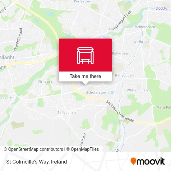 St Colmcille's Way map
