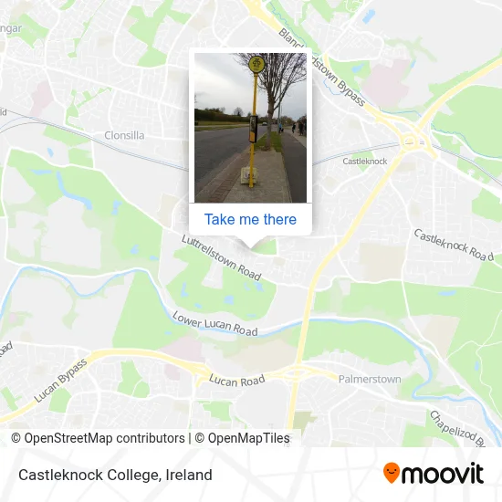 Castleknock College map