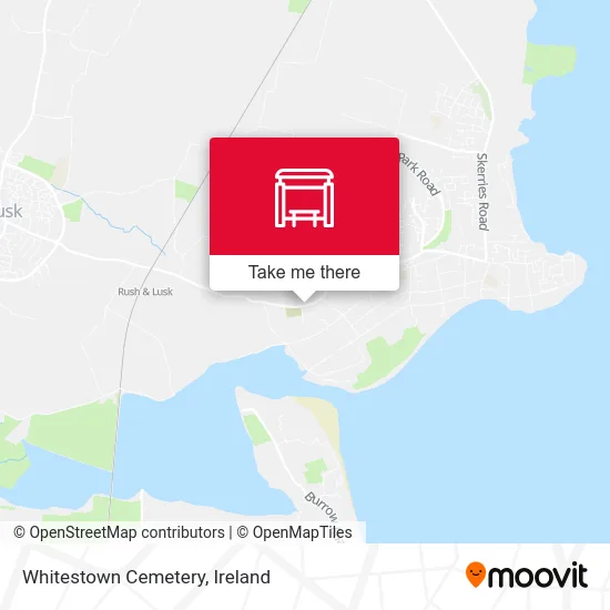 Whitestown Cemetery map