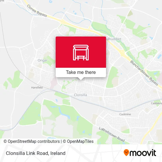 Clonsilla Link Road map