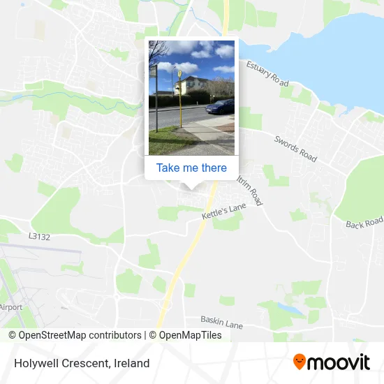 Holywell Crescent map