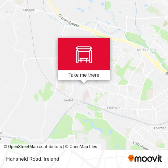 Hansfield Road map