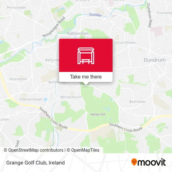 Grange Golf Club map