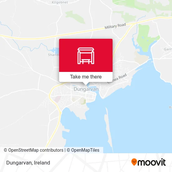 Dungarvan map