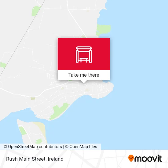 Rush Main Street map