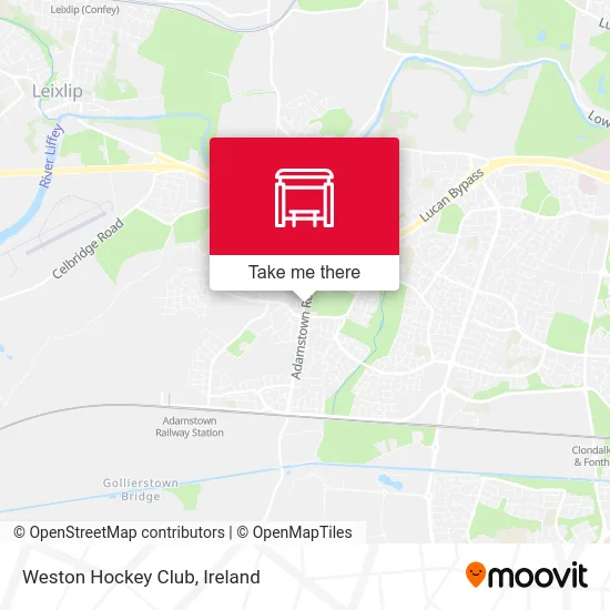 Weston Hockey Club map