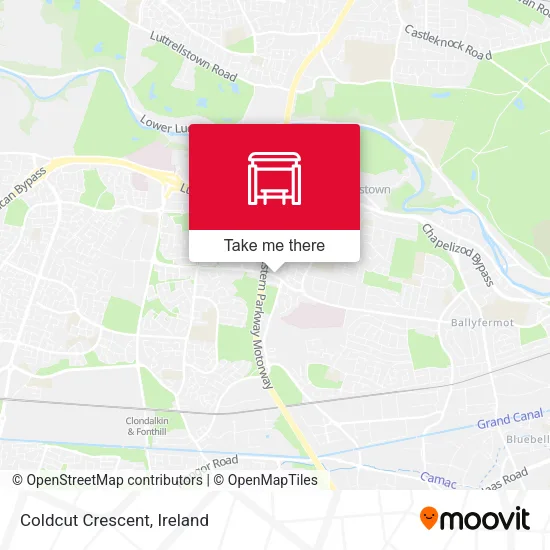 Coldcut Crescent map