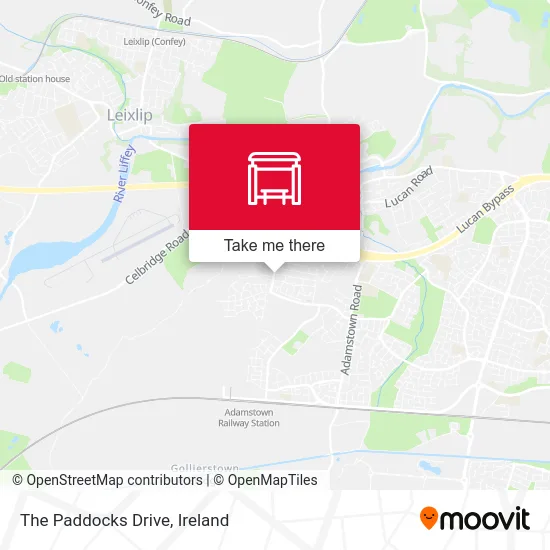 The Paddocks Drive map