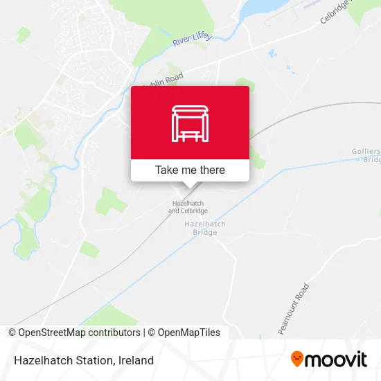 Hazelhatch Station map