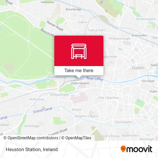 Heuston Station map