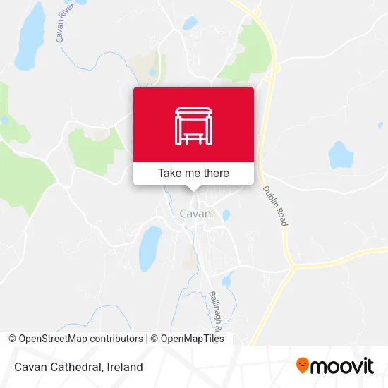 Cavan Cathedral map