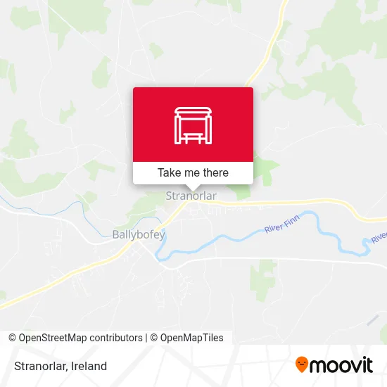 Stranorlar map