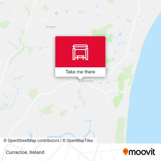 Curracloe map