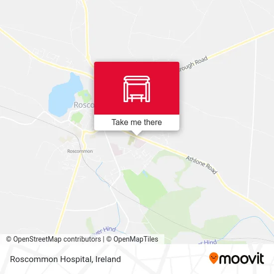 Roscommon Hospital map