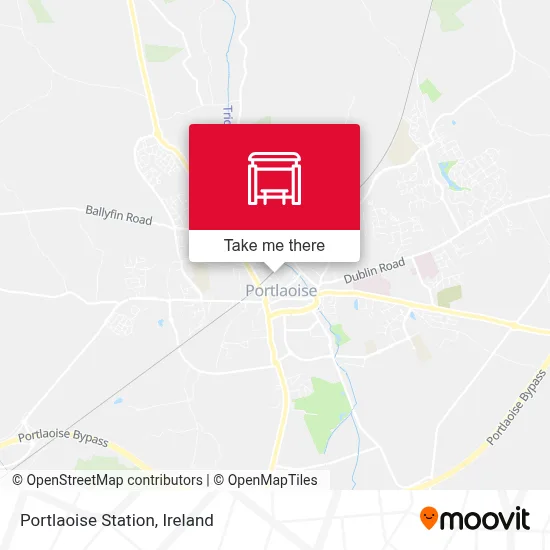 Portlaoise Station map