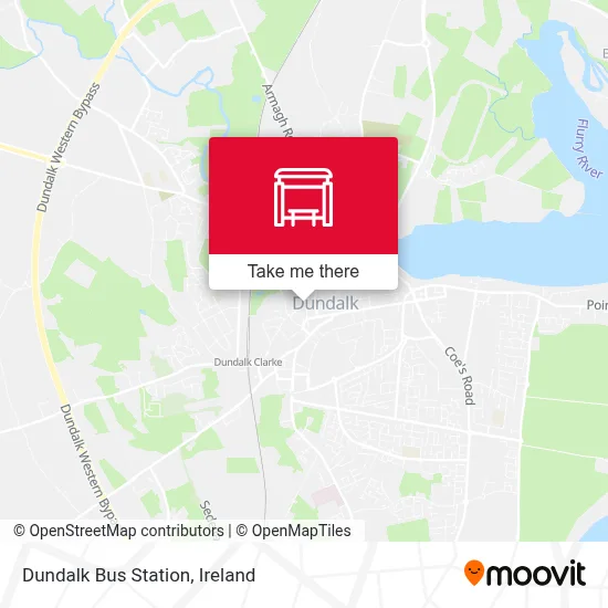 Dundalk Bus Station map