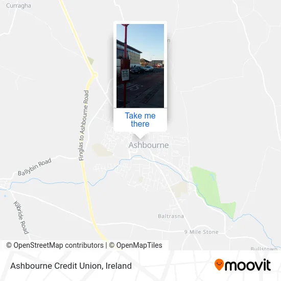 Ashbourne Credit Union map