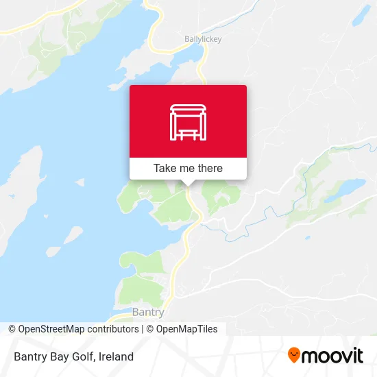 Bantry Bay Golf map
