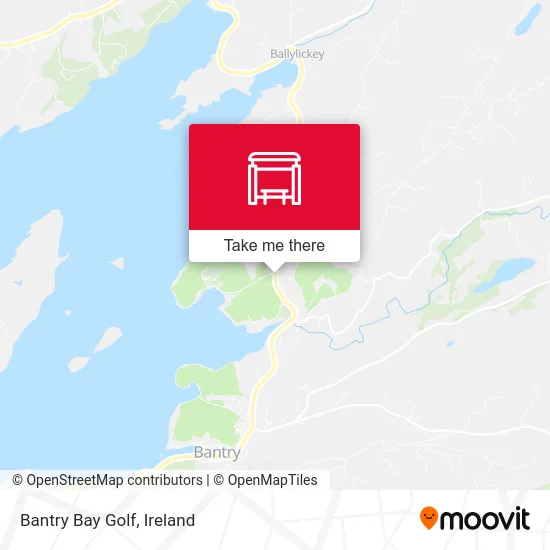 Bantry Bay Golf map