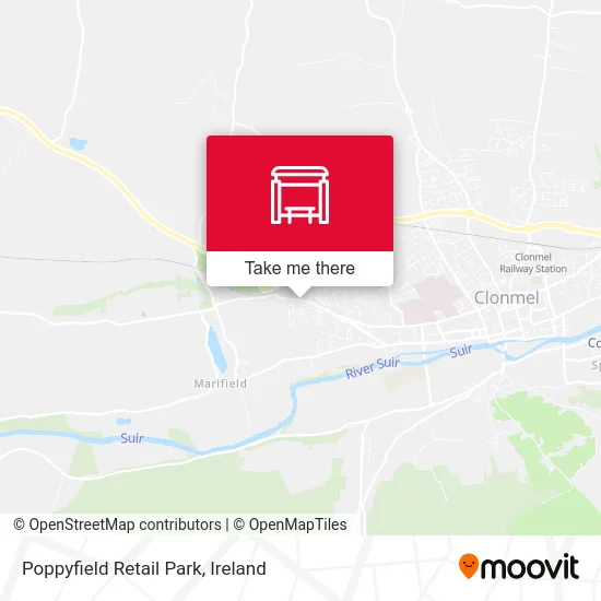 Poppyfield Retail Park map