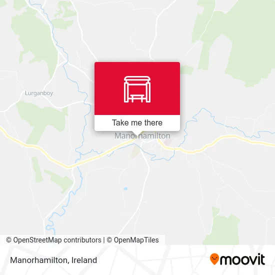 Manorhamilton map
