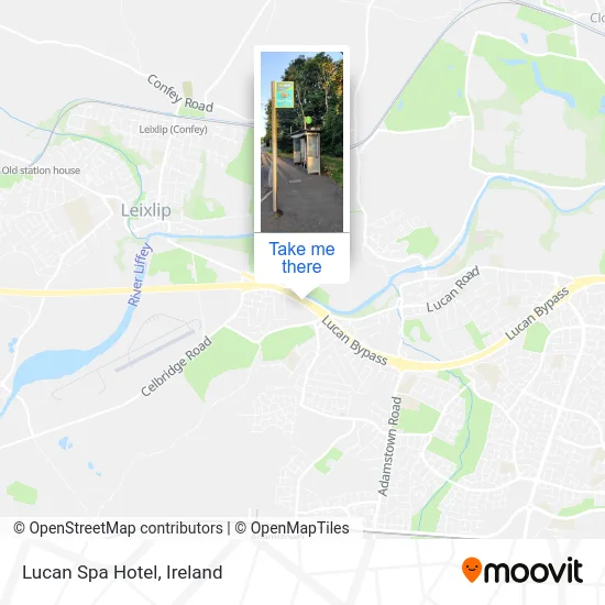Lucan Spa Hotel map