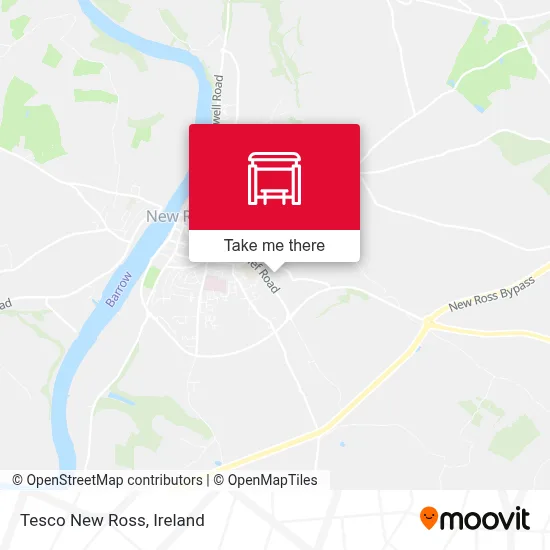 Tesco New Ross map