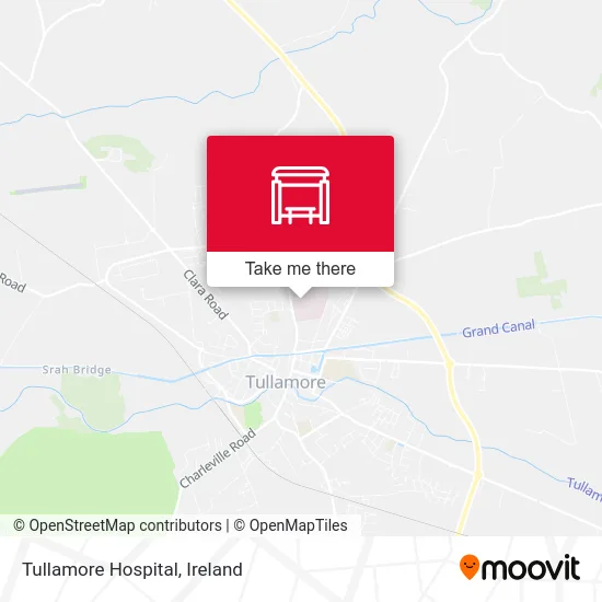 Tullamore Hospital map