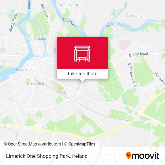 Limerick One Shopping Park map