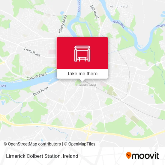 Limerick Colbert Station map