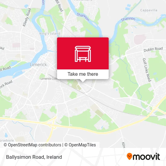 Ballysimon Road map