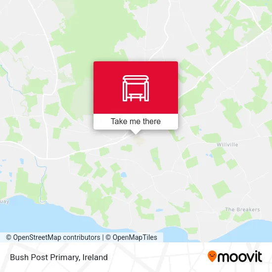 Bush Post Primary map