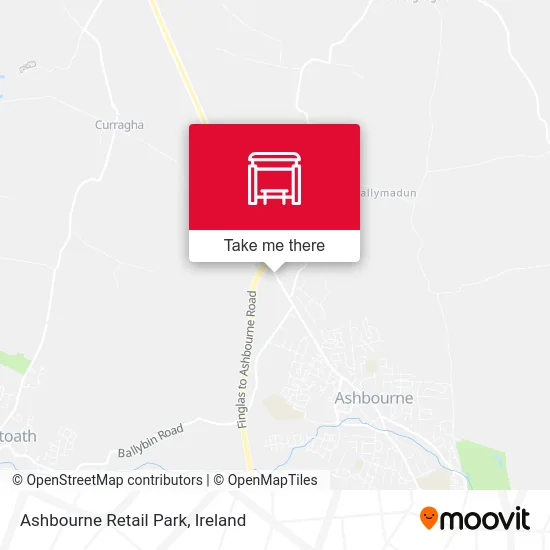 Ashbourne Retail Park map
