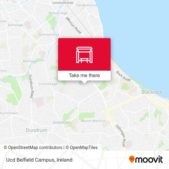 Ucd Belfield Campus map